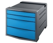 Zásuvkový box Esselte Europost VIVIDA 4 zásuvky, modrý