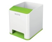 Stojánek na tužky Leitz WOW, hudební, bílý/ zelený