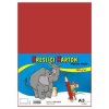 Karton kreslic A3, 180 g, erven, 50 ks