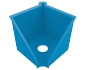 Plastov stojnek na palek Herlitz, 10x10, modr