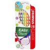 Trojhrann pastelky Stabilo Easy colors pro levky, 6 ks