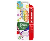 Trojhrann pastelky Stabilo Easy colors pro levky, 6 ks